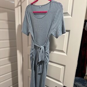 Maternity Bump Friendly Blue Dress Size L